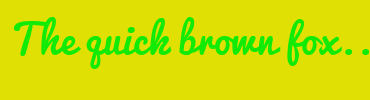 Image with Font Color 12EB07 and Background Color E0E004